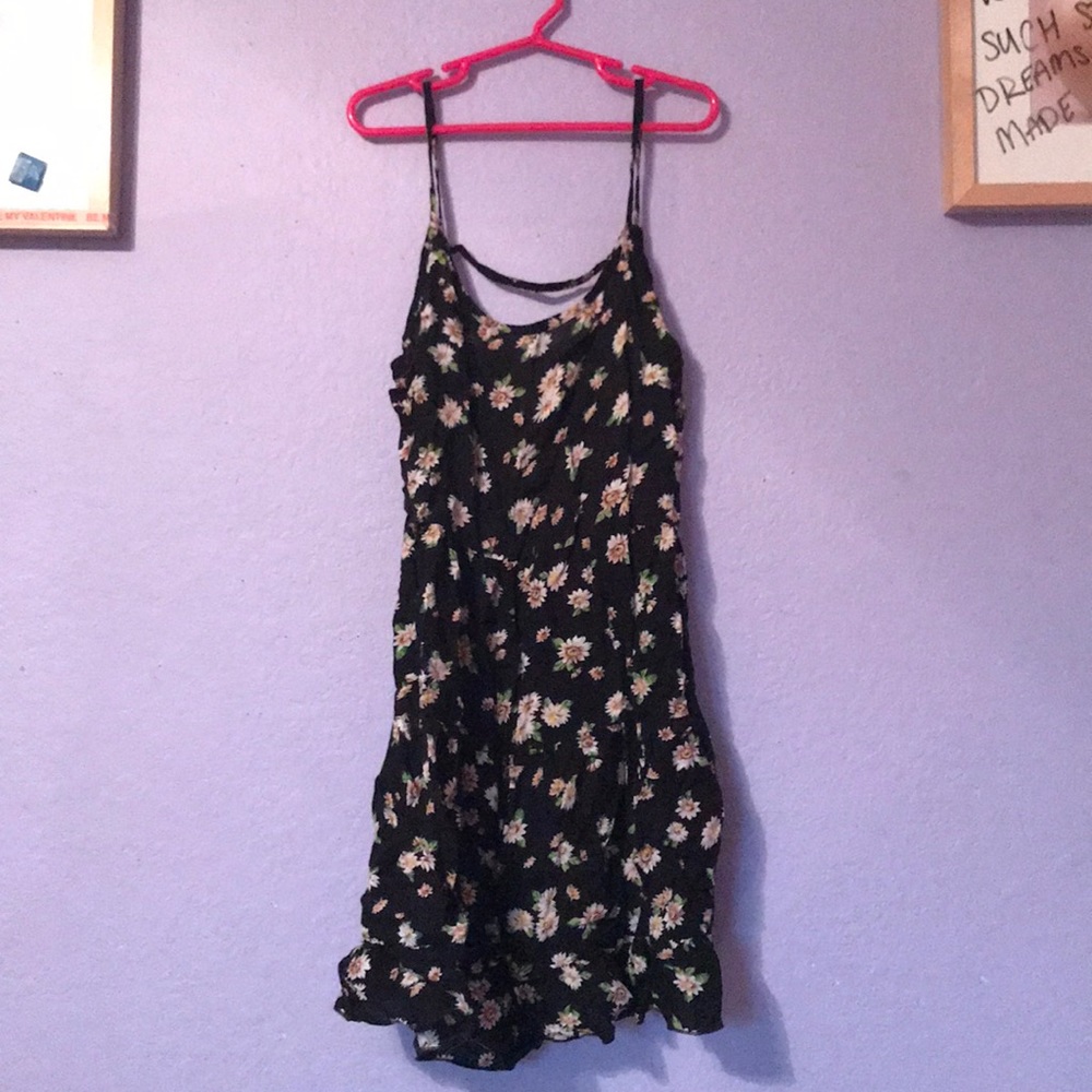 LA hearts floral shirt